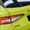 Preview of electric crossover Elroq in Mamba Green color