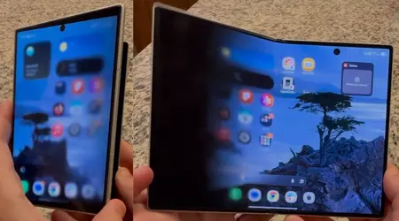L'animation de l'iPhone Duo recréée sur Galaxy Z Fold 8