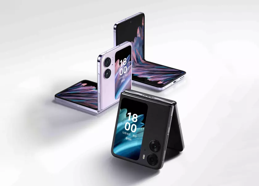 Слух: OPPO представит глобальную версию раскладушки Find N2 Flip с чипом Dimensity 9000+ на MWC 2023