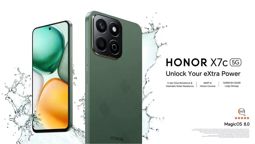 Откройте для себя Honor X7c: 5G Power Meets Sleek Design