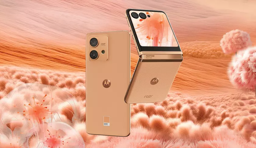 Motorola представляет Razr 40 Ultra и Edge 40 Neo в расцветке Peach Fuzz — это цвет 2024 года по версии Pantone