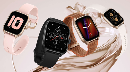 Amazfit GTS 4 - AMOLED screen, heart rate and saturation monitoring, GPS and 150 sport modes for €200