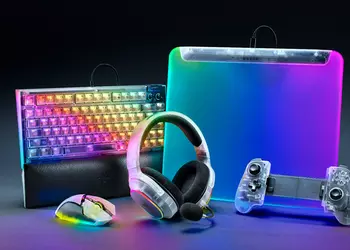 Razer introduced Phantom White — a stylish line of semi-transparent gaming peripherals with retro-futuristic design and RGB lighting
