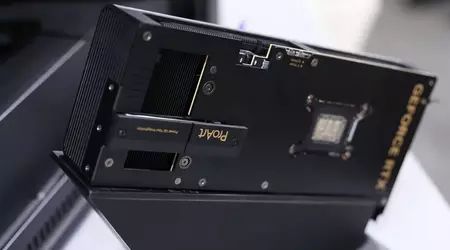 ASUS представила відеокарту ProArt RTX 5080 з поверненим на 90 градусів GPU і вбудованим слотом для SSD