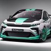 Skoda Enyaq RS Race в движении