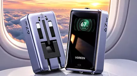 Ugreen's $27 67W travel adapter has a built-in display and works in 200+ countries