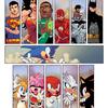 Персонажи комикса DC X Sonic the Hedgehog