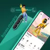 Миниатюра Samsung Galaxy F70 Pro в руках пользователя