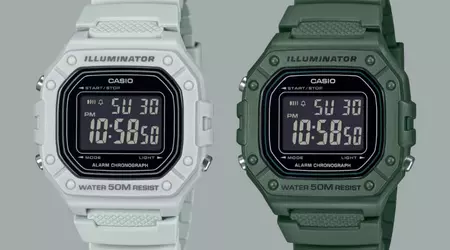 Casio представила доступні W-218H з підсвіткою і батареєю на 7 років