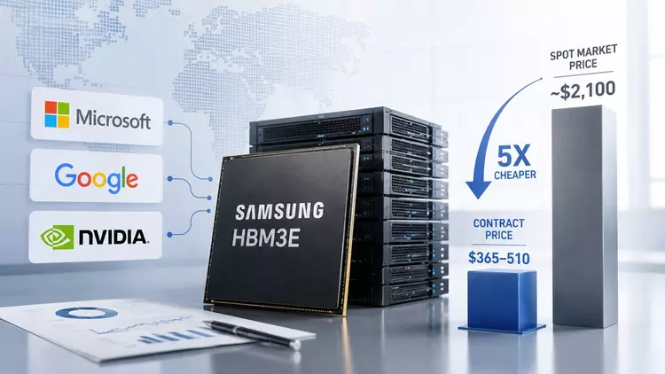 Samsung locked up its memory supply ...