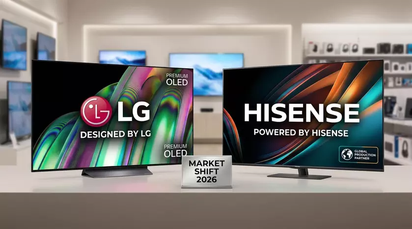 Премиальный телевизор LG на подставке