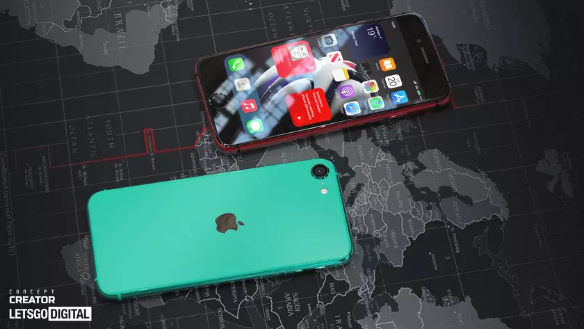 Новый iPhone SE показали на рендерах: самый дешевый смартфон Apple с поддержкой 5G