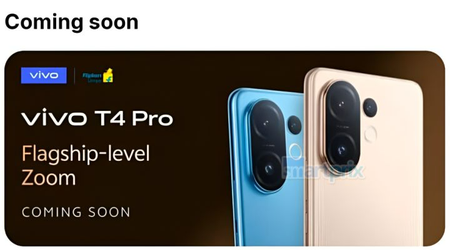 Vivo T4 Pro ad banner leak sheds light on its design and camera