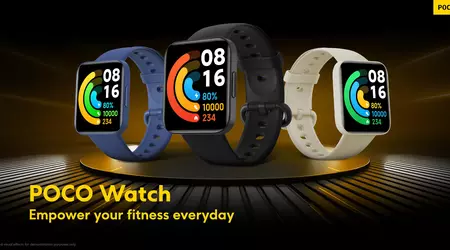 POCO Watch: the brand's first smart watch with 1.6" display, GPS and autonomy up to 14 days for €79
