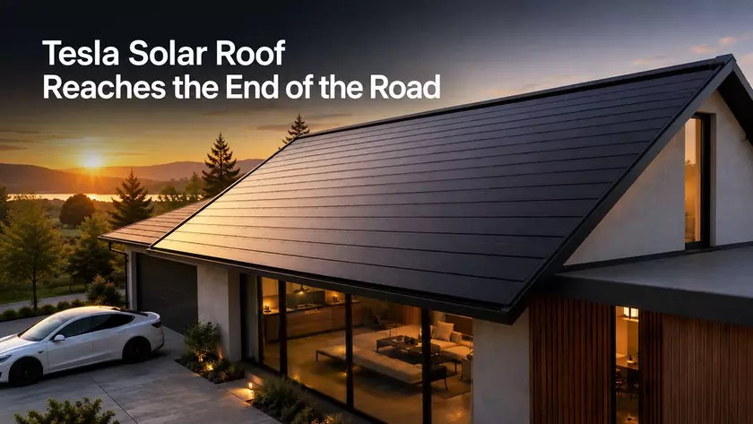 Солнечная черепица Tesla Solar Roof на крыше дома