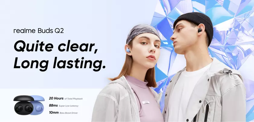 Realme выпустила TWS-наушники Buds Q2 с защитой IPX4, автономностью до 20 часов и ценником в $26 (но это не важно)