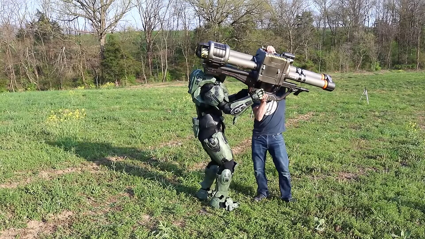Инженер воссоздал ракетную установку с вращающимися стволами из игры Halo