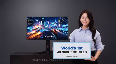 Samsung dévoile le premier panneau QD-OLED 4K 360 Hz au monde