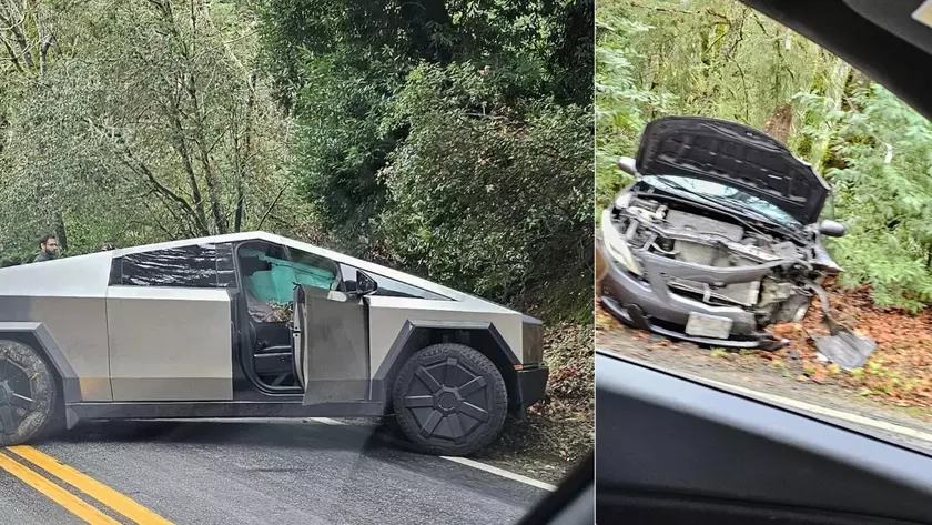 Электромобиль Tesla Cybertruck уже успел попасть в ДТП