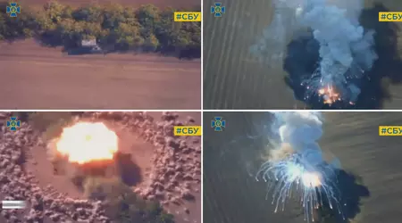 HIMARS знищив російську важку вогнеметну систему ТОС-1А з термобаричними ракетами, яка може випалювати території площею 40 000 кв. метрів