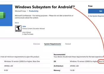 Support for Android apps from Windows 11 may be coming to Xbox