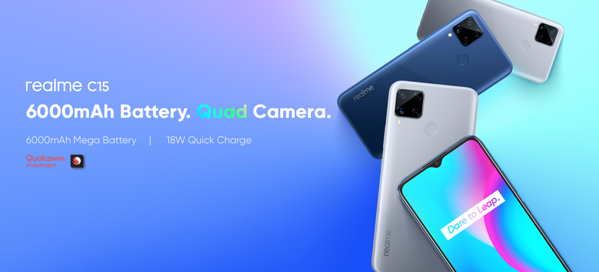 Realme выпустила специальную версию бюджетника C15 с чипом Snapdragon 460 за $135