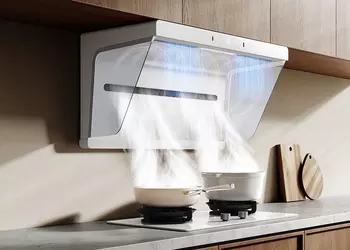 Xiaomi представила белую вытяжку Mijia Smart Smoke Purifier 3: чтобы на кухне не воняло, и устройство не желтело