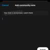 Thumbnail image 1: Note for a post in Threads