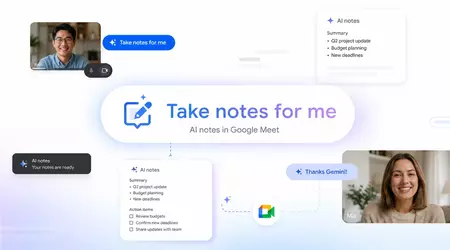 Google Meet peut désormais prendre des notes à votre place grâce à Gemini