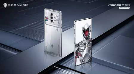 nubia Red Magic 8 Pro і Red Magic Pro+ стали прозорими - представлено модифікацію Deuterium Front Transparent Silver Wing
