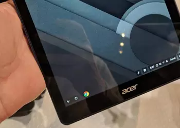 Acer showed the world's first tablet on Chrome OS