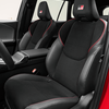 Toyota RAV4 GR Sport interior with red accents