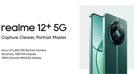 realme 12+: AMOLED-дисплей на 120 Гц, чип Dimensity 7050, камера на 50 МП з OIS та ціна $267