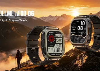 Rollme Hero D6: защищенные часы с автономными картами и двухдиапазонным Multi-GNSS