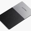 Tesla metal key card for Cybertruck, front view