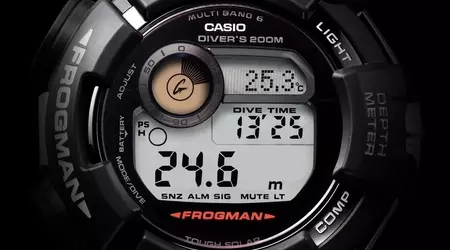 Casio оновила дайверський флагман G-Shock Frogman: тепер із композитним браслетом та без Bluetooth
