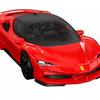Miniature Ferrari models from Hot Wheels