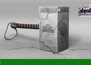 What a thing: Microsoft unveiled a limited-edition Xbox Series X in the style of Thor's hammer
