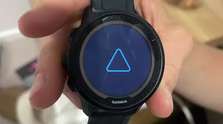 Garmin виправила баг, через який годинники зависали на "синьому трикутнику" після оновлення