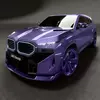 Превью BMW XM левый передний вид в цвете Lunar Lilac