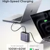 Превью Ugreen Nexode Pro 160W с выдвинутым кабелем
