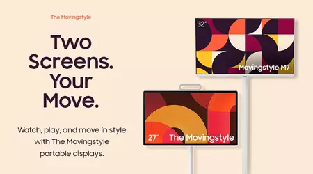 Samsung представила портативні монітори Movingstyle — нова концепція домашніх дисплеїв