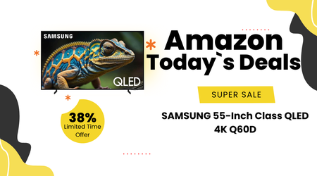 SAMSUNG 55-Inch Class QLED 4K Q60D Series – Now $300 Off!