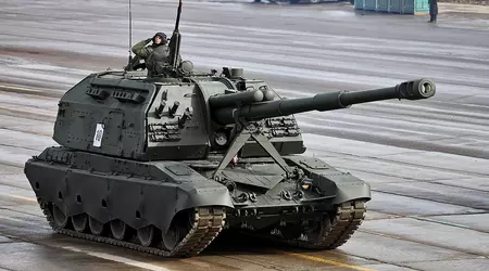 Defence forces destroyed an upgraded Russian 2S19M2 Msta-SM2 self-propelled howitzer