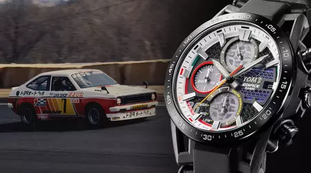 Casio випустила годинник EDIFICE TOM's 50th Anniversary Edition до 50-річчя японської гоночної команди TOM'S (фото)