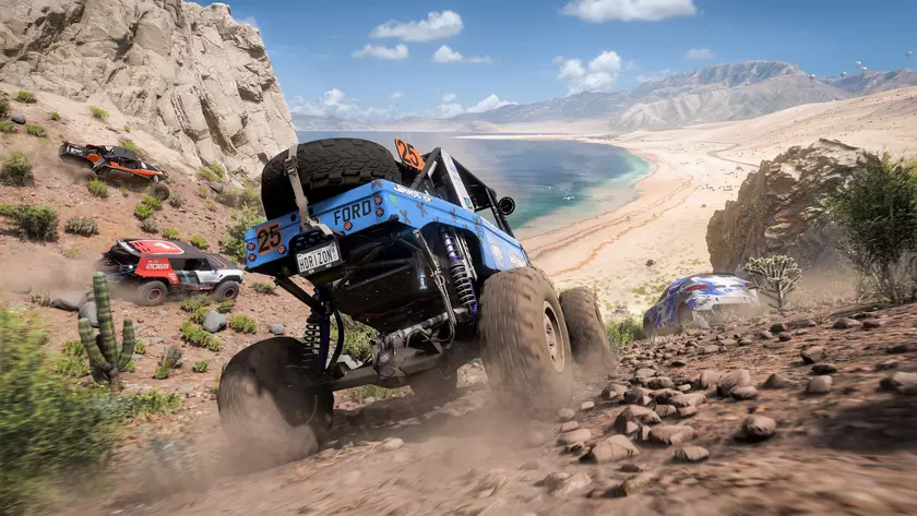 Новый скриншот Forza Horizon 5: Очередное погружение в виртуальный автоспорт