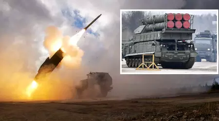 A Ukrainian SHARK drone helped the HIMARS missile system destroy a 9A317M self-propelled firing unit of the Russian Buk-M3 surface-to-air missile system
