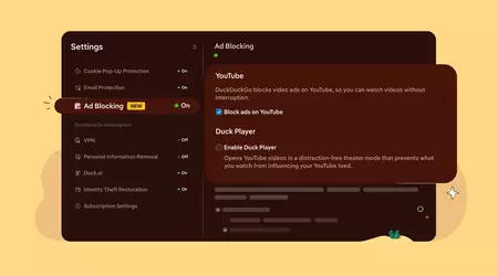 DuckDuckGo's browser now blocks YouTube ads by default