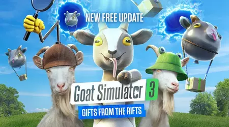Козлиного божевілля буде більше: для Goat Simulator 3 вийшло велике безкоштовне оновлення Gifts from the Rifts