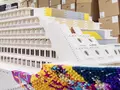 Самый большой корабль из кубиков LEGO